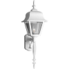 P5657-30 - Progress Lighting - One Light Outdoor Wall Mount White Finish with Clear Beveled Acrylic Glass - Mexico