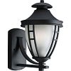 P5778-31 - Progress Lighting - Fairview - One light wall mount Textured Black Finish with Etched Glass - Fairview