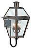 RO8414AC - Quoizel Lighting - Rue De Royal - 4 Light Wall Lantern Aged Copper Finish with Clear Glass - Rue De Royal