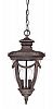 60/2048 - Nuvo Lighting - Philippe - Two Light Outdoor Hanging Lantern Belgium Bronze Finish with Clear Seeded Shade - Philippe