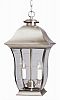 4975 WB - Trans Globe Lighting - Classic - Two Light Outdoor Hanging Lantern Weathered Bronze Finish with Beveled Glass - Classic