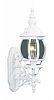 7520-03 - Livex Lighting - Frontenac - One Light Exterior Lantern White Finish with Clear Beveled Glass - Frontenac