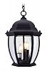 7539-04 - Livex Lighting - Kingston - Three Light Exterior Lantern Black Finish with Clear Beveled Glass - Kingston