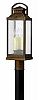 1181SN - Hinkley Lighting - Revere - Three Light Outdoor Post Mount Solid Brass in Sienna Finish with Clear Seedy Glass - Candelabra Lamping - Revere