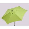 UD8LIME - Parasol Enterprises - 8' Alupro Patio Umbrella Lime Polyester Canopy with Heavy-Duty Fiberglass Ribs - Alupro