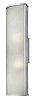 2115TT - Hinkley Lighting - District - Two Light Large Outdoor Wall Mount Titanium Finish with Etched Rain Glass - District