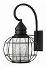 2255BK - Hinkley Lighting - New Castle - One Light Large Outdoor Wall Mount Black Finish with Clear Seedy Glass - New Castle