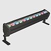 WWS-16-12-PP-60-RGB-Z - Jesco Lighting - WWS Series - LED Plug and Play Outdoor Wall Washer Bronze Finish with RGB Color Changing Glass - WWS Series