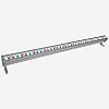 WWS-48-36-HW-60-RGB-A - Jesco Lighting - WWS Series - LED Hard-Wire Outdoor Wall Washer Aluminum Finish with RGB Color Changing Glass - WWS Series