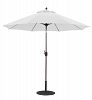 636MB51 - Galtech International - 9' Manual Tilt Octagonal Aluminum Umbrella 51: Canvas MB: BronzeSunbrella Solid Colors - Quick Ship -