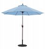 636MB62 - Galtech International - 9' Manual Tilt Octagonal Aluminum Umbrella 62: Minerals MB: BronzeSunbrella Solid Colors - Quick Ship -