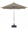 732AB49 - Galtech International - 9' Octagon Commercial Umbrella 49: Cocoa AB: Antique BronzeSunbrella Solid Colors - Quick Ship -