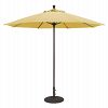 735AB45 - Galtech International - 9' Commercial Octagonal Umbrella 45: Buttercup AB: Antique BronzeSunbrella Solid Colors - Quick Ship -