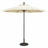 735AB78 - Galtech International - 9' Commercial Octagonal Umbrella 78: Vellum AB: Antique BronzeSunbrella Solid Colors - Quick Ship -