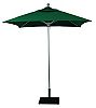 762SR97 - Galtech International - Manual Lift - 6' x 6' Square Umbrella 97: Sand Dupione SR: SilverSunbrella Patterns -