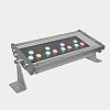 WWT1512HW30W50A - Jesco Lighting - WWT Series - 15W 12 LED Outdoor Hard Wire Wall Washer - 30 Beam Angle Aluminum 5000 White Color Output - WWT Series