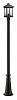 531PHBR-519P-BK - Z-Lite - Portland - 112 Inch One Light Outdoor Post Lantern Black Finish with Clear Beveled Glass - Portland