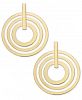 I. n. c. Extra Large Gold-Tone Multi-Circle Large Drop Earrings, Created for Macy's