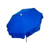 1365 - Parasol Enterprises - Italian - 6' Umbrella with Patio Pole Solid Blue Finish -