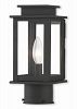 20201-04 - Livex Lighting - Princeton - 10.5 Inch One Light Outdoor Post Lantern Black Finish with Clear Glass - Princeton