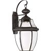 NYCL8411Z - Quoizel Lighting - Newbury Clear - 20 16W 1 LED Outdoor Large Wall Lantern Medici Bronze Finish with Clear Beveled Glass - Newbury Clear