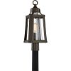 LTE9009PN - Quoizel Lighting - Lighthouse - 150W 1 Light Outdoor Large Post Lantern Palladian Bronze Finish with Clear Seedy Glass - Lighthouse
