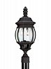 82200-12 - Sea Gull Lighting - Wynfield - Two Light Outdoor Post Lamp Black Finish with Clear Beveled Glass - Wynfield