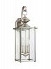8468EN-965 - Sea Gull Lighting - Jamestowne - Two Light Outdoor Wall Lantern Antique Brushed Nickel Finish with Clear Beveled Glass - Jamestowne
