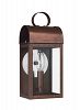 8514801EN-44 - Sea Gull Lighting - Conroe - One Light Outdoor Wall Lantern Silver Finish with Clear Glass - Conroe