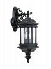 8840EN-12 - Sea Gull Lighting - Hill Gate - Two Light Outdoor Wall Lantern Black Finish with Clear Beveled Glass - Hill Gate