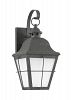 89062-46 - Sea Gull Lighting - Chatham - 100W One Light Outdoor Wall Lantern Oxidized Bronze Finish with Frosted Seeded Glass - Chatham