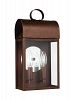8614802-44 - Sea Gull Lighting - Conroe - Two Light Outdoor Wall Lantern Weathered Copper Finish with Clear Glass - Conroe