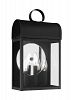 8714803-12 - Sea Gull Lighting - Conroe - Three Light Outdoor Wall Lantern Black Finish with Clear Glass - Conroe