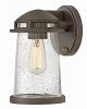 1880OZ - Hinkley Lighting - Tatum - One Light Outdoor Small Wall Mount Oil Rubbed Bronze Finish with Clear Seedy Glass - Tatum