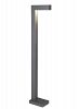 700OBSYN83042CHUNVSLF - Tech Lighting - Syntra - 42 28.9W 3000K 1 LED Outdoor Flat Clear Bollard with In-Line Fuse Charcoal Finish - Syntra