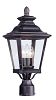 1130CLBZ - Maxim Lighting - Knoxville - 19.50 Inch Three Light Outdoor Post Lantern Bronze Finish with Clear Glass - Knoxville