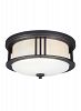 7847902EN3-71 - Sea Gull Lighting - Crowell - Two Light Outdoor Flush Mount Contemporary
