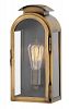 2520LS - Hinkley Lighting - Rowley - One Light Outdoor Small Wall Mount Light Antique Brass Finish with Clear Glass - Rowley