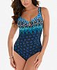 Miraclesuit Sunset Cay Printed Underwire Allover Slimming One-Piece Swimsuit Women's Swimsuit