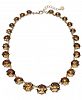 Charter Club Gold-Tone Stone Collar Necklace, 17" + 2" extender, Created for Macy's