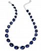 Charter Club Silver-Tone Stone Collar Necklace, 17" + 2" extender, Created for Macy's