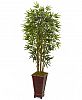 Nearly Natural 5' Bamboo Artificial Tree in Decorative Planter