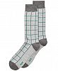 Bar Iii Men's Windowpane Plaid Socks, Created for Macy's