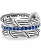 Peter Thomas Roth 3-Pc. Set Blue Sapphire Connected Stacking Rings (1-1/4 ct. t. w. ) in Sterling Silver