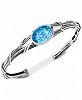 Peter Thomas Roth Blue Topaz Cuff Bracelet (13 ct. t. w. ) in Sterling Silver