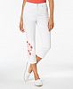 Charter Club Bristol Embroidered Capri Jeans, Created for Macy's