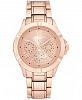 I. n. c. Women's Rose Gold-Tone Mixed-Metal Bracelet Watch 38.5mm, Created for Macy's