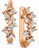 Le Vian Baguette Frenzy Diamond Hoop Earrings (5/8 ct. t. w. ) in 14k Rose Gold