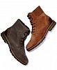 Bar Iii Men's Whitaker Suede Boots, Created for Macy's Men's Shoes
