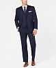 Club Room Men's Classic-Fit Stretch Navy Twill Vested Suit, Created for Macy's